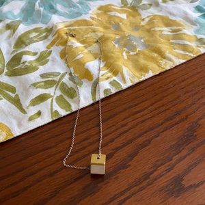 Unique Artisan Block Necklace